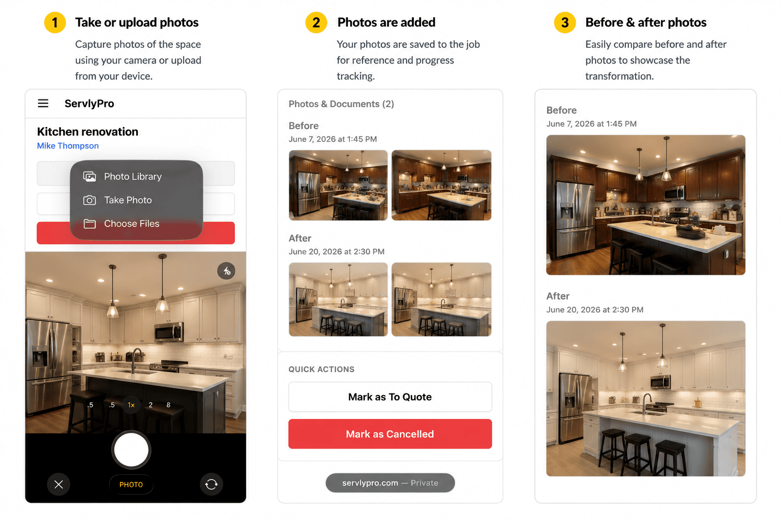 Photo and Document Upload Software for Service Businesses